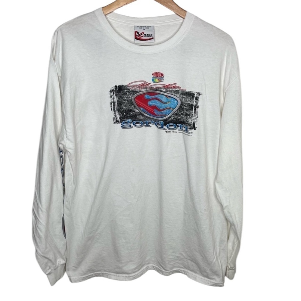 2005 Chase Authentics Dupont Gordon Nascar Cotton Long Sleeve Shirt Men M